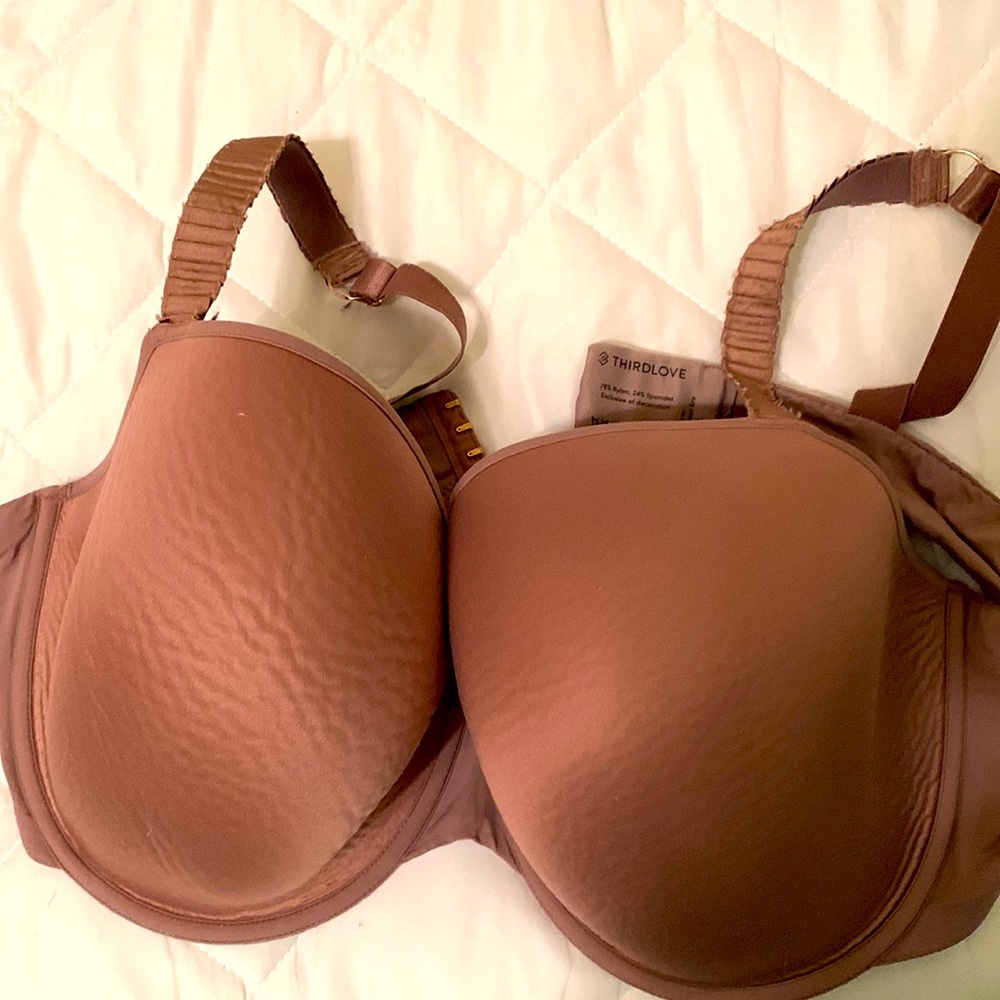 Third love 44E T-shirt bra. Beige.